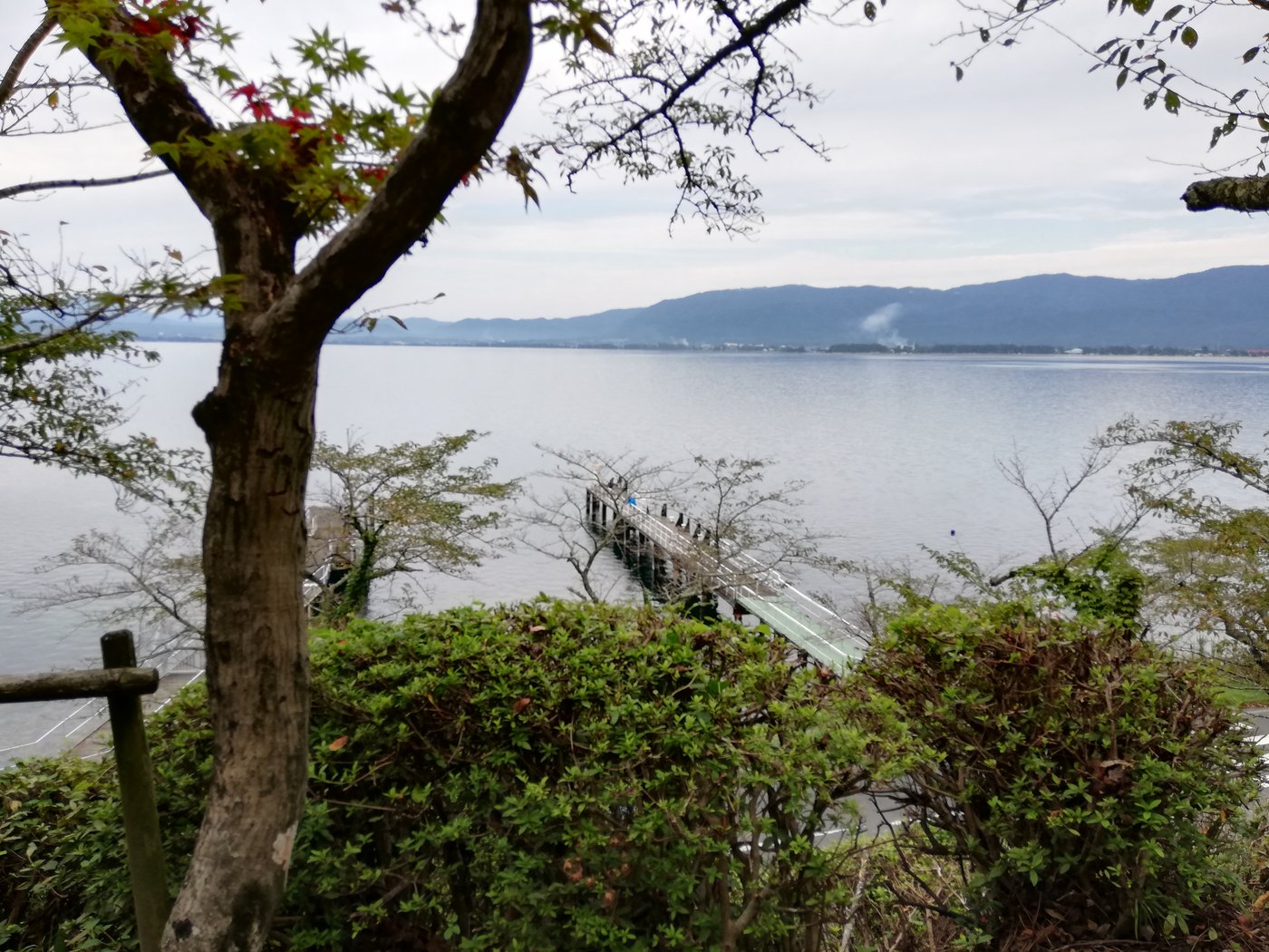 海津大崎から望む琵琶湖